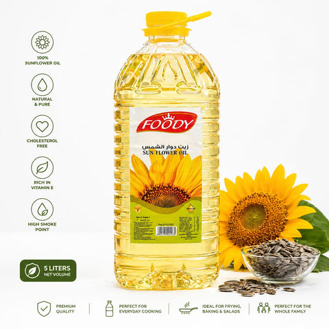 Foody SunFlower Oil 5L | Foody  In Lebanon