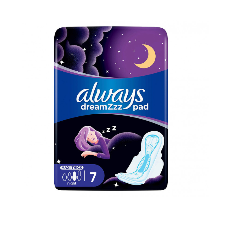 دائما Dreamz Pad Maxi Night Night 7 Pads