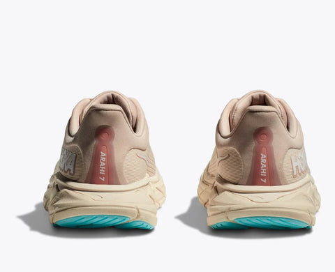 Hoka Women's Beige Arahi 7 Sneakers | Hoka In Lebanon