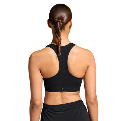 On Running Women's Black Ribbed Pace Bra | On Running In Lebanon