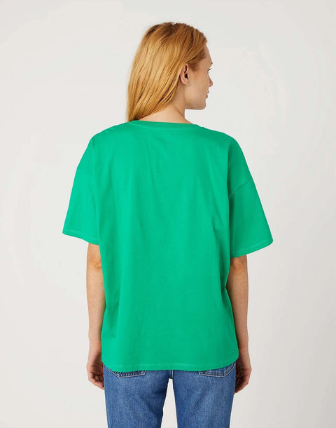 Wrangler Women's Bright Green Girlfriend T-Shirt |Wrangler In Lebanon