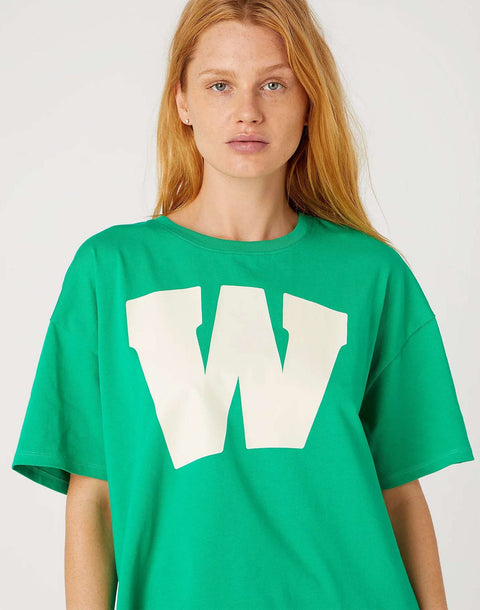 Wrangler Women's Bright Green Girlfriend T-Shirt |Wrangler In Lebanon