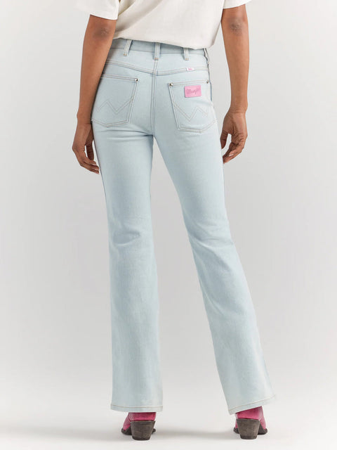 Wrangler Women's Light Blue Westward High Rise Bootcut Jeans | Wrangler In Lebanon