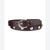 Levi's Women's Dark Plum Toned Metal Buckle Belt