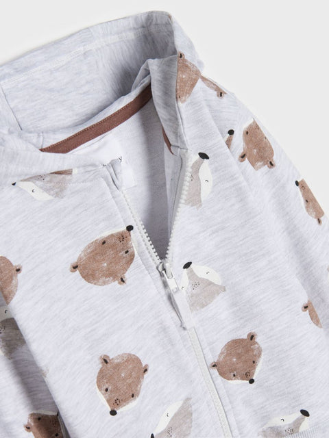 Sinsay Baby Boy's Grey Transitional Hooded Jacket | Sinsay In Lebanon