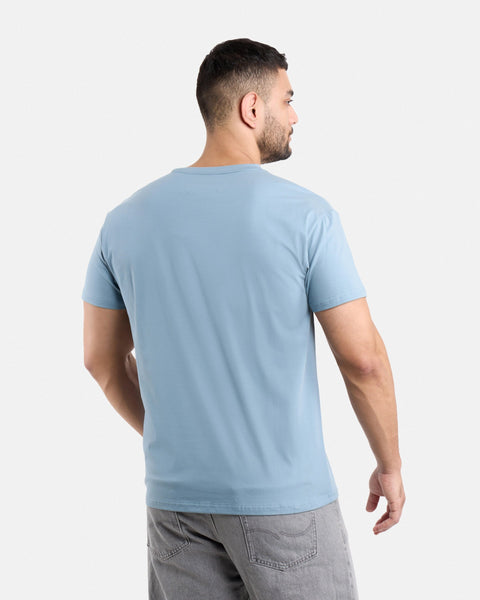 Xray Men's Light Blue Classic Fit V Neck T-Shirt |Xray In Lebanon