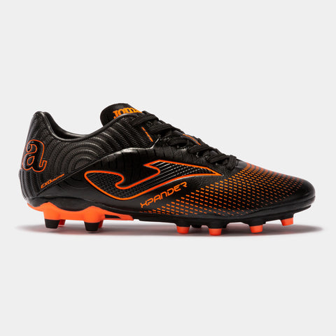 Joma Men's Black And Orange Football Xpander Sneaker Shoes DF6 shr