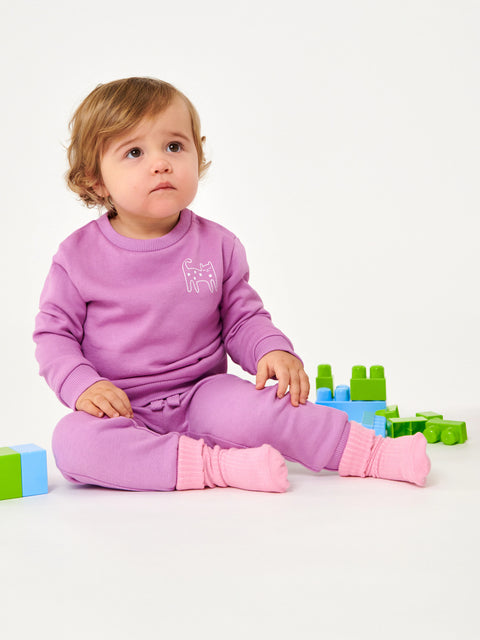 Sinsay Baby Girl's Purple Sweatshirt | Sinsay In Lebanon