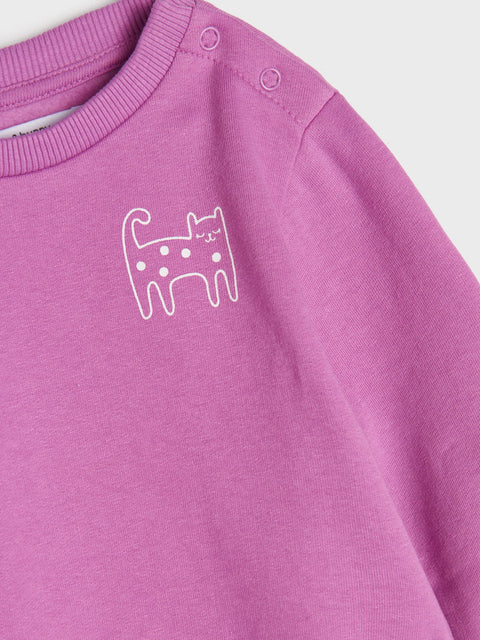 Sinsay Baby Girl's Purple Sweatshirt | Sinsay In Lebanon