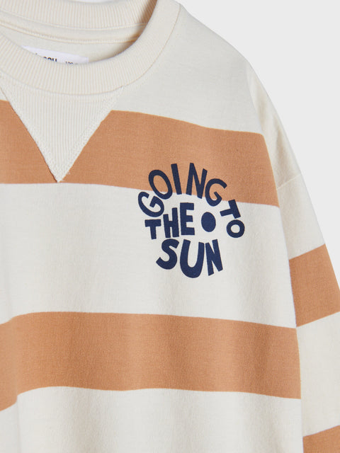 Sinsay Boy's Beige Long Sleeve Sweatshirt | Sinsay In Lebanon