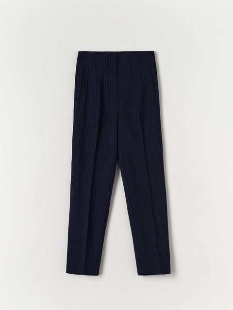 Sinsay Women's Navy Cigarette Trousers|Sinsay In Lebanon
