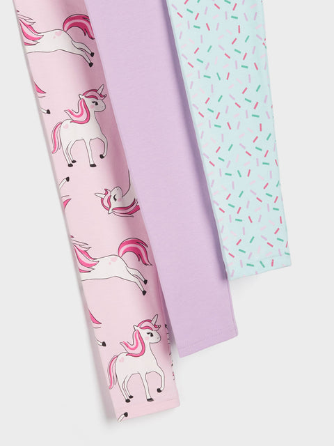 Sinsay Girl's Multicolor Pack Of 3 Printed Legging | Sinsay In Lebanon