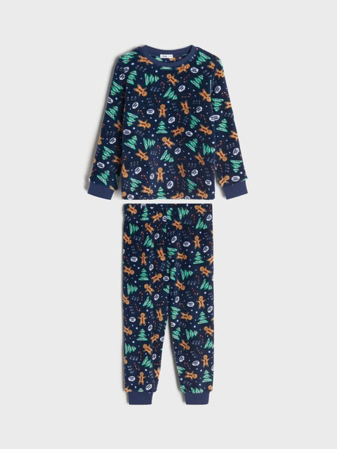 Sinsay Boy's Navy Christmas Printed Pajama Set |Sinsay In Lebanon