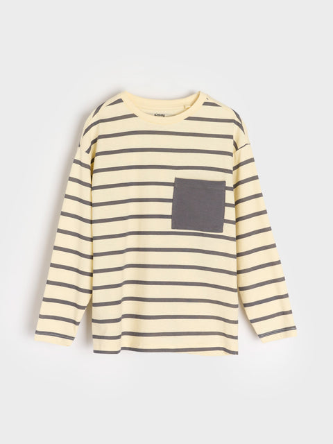 Sinsay Baby Boy's Beige/Grey Blouse| Sinsay in Lebanon