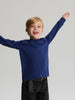 Sinsay Boy's Dark Blue Crew-Neck Blouse