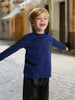 Sinsay Boy's Dark Blue Crew-Neck Blouse