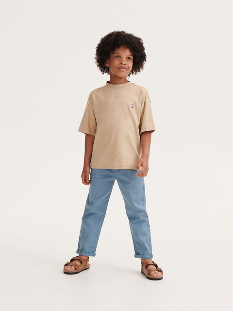 Reserved Boy's Blue Trousers With Wash Effect | Reserved In Lebanon
