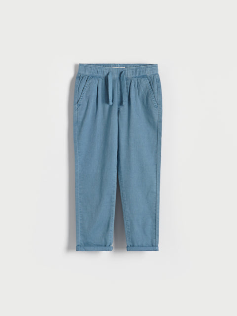 Reserved Boy's Blue Trousers With Wash Effect | Reserved In Lebanon