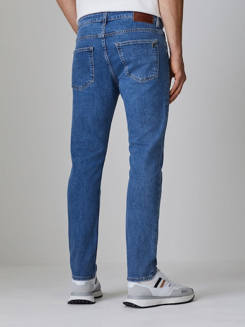 Boss Men's Light Blue Slim Fit Delaware Stretch Jeans |Boss in Lebanon