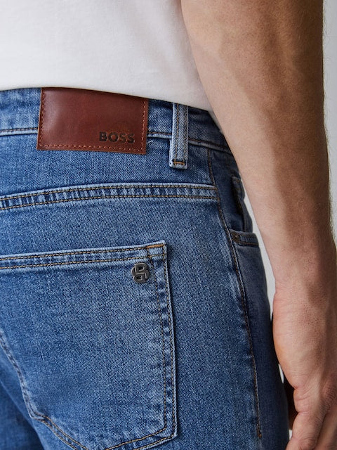 Boss Men's Light Blue Slim Fit Delaware Stretch Jeans |Boss in Lebanon
