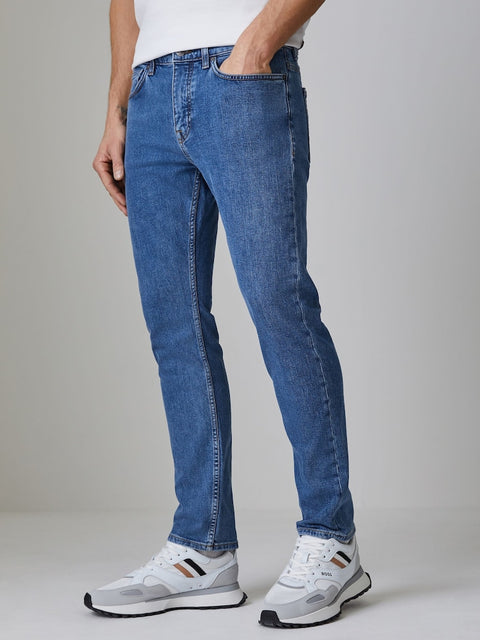 Boss Men's Light Blue Slim Fit Delaware Stretch Jeans |Boss in Lebanon