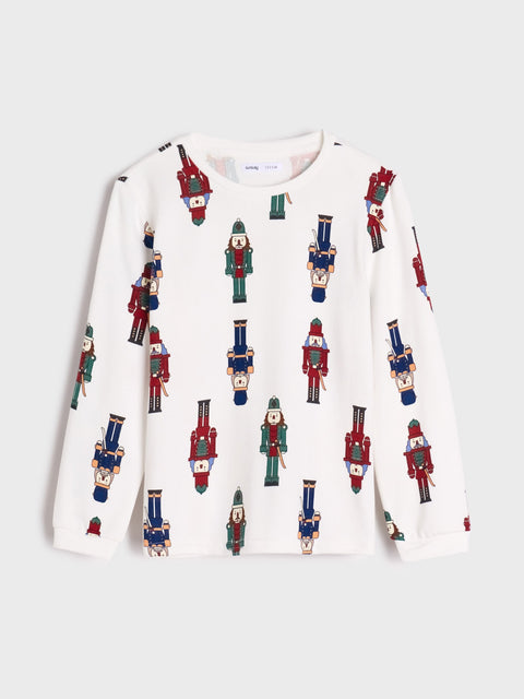 Sinsay Boy's White Two-piece Pajama Set   | Sinsay in Lebanon
