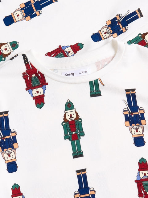 Sinsay Boy's White Two-piece Pajama Set   | Sinsay in Lebanon