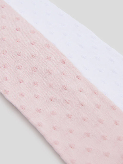Sinsay Girl's Pink/White  2 pack Tights | Sinsay in Lebanon