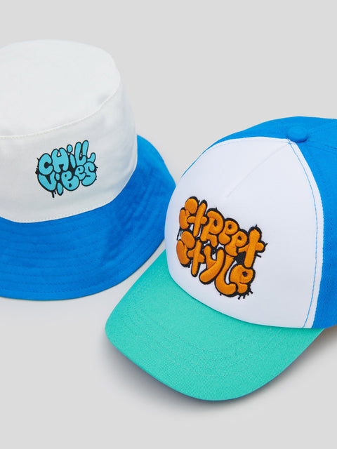 Sinsay Boy's Multicolor Bucket & Cap Hats Set | Sinsay In Lebanon
