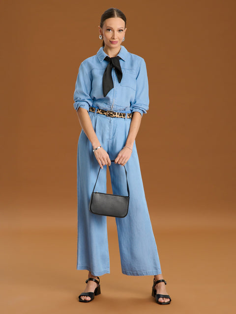 Sinsay Women's Light Blue Wide-leg Jeans | Sinsay in Lebanon