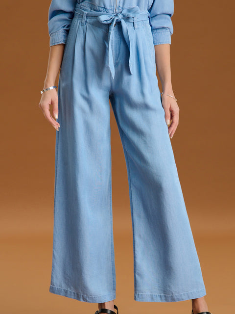 Sinsay Women's Light Blue Wide-leg Jeans | Sinsay in Lebanon