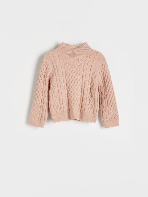 Reserved Baby Girl's Beige Knitter wear Sweater| Reserved In Lebanon