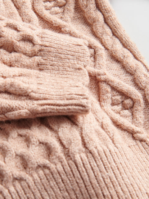 Reserved Baby Girl's Beige Knitter wear Sweater| Reserved In Lebanon