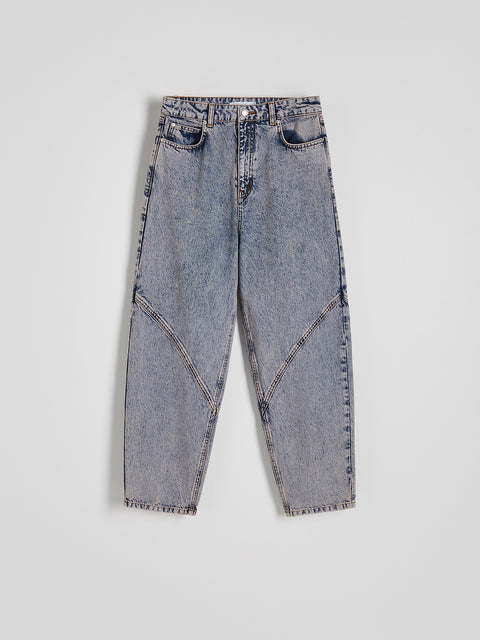 Reserved Women's Pink Washed Effect Jeans | Reserved In Lebanon