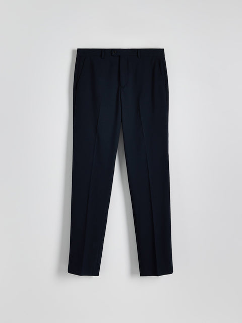 Reserved Men's Navy Regular Trousers With A Crease | Reserved In Lebanon