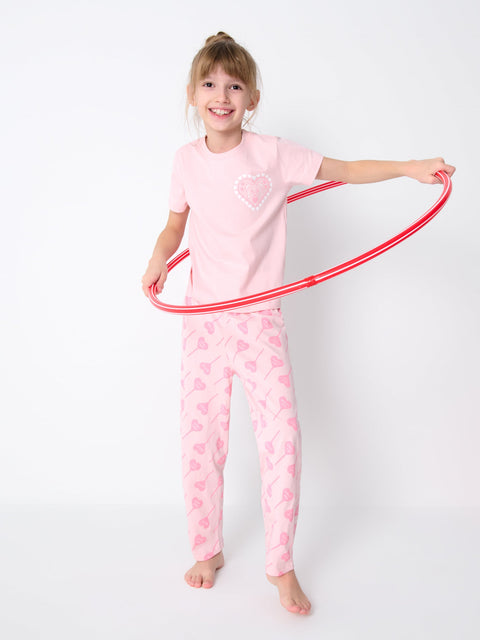 Sinsay Girl's Pink 2 pc Pajama Set | Sinsay in Lebanon