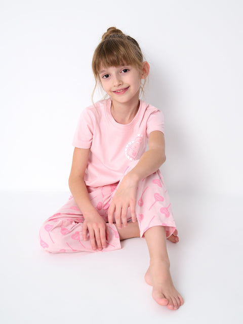 Sinsay Girl's Pink 2 pc Pajama Set | Sinsay in Lebanon