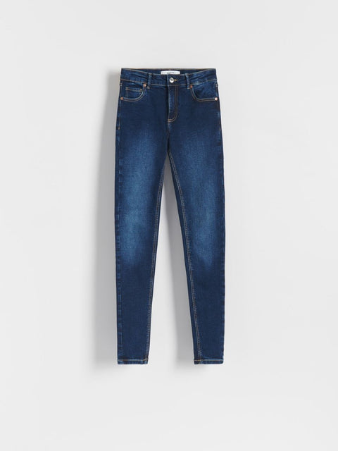 Reserved Women's Navy Skinny Jeans | Reserved In Lebanon