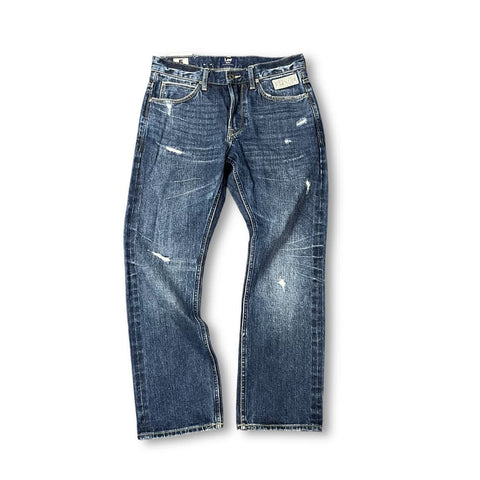Lee Men's Dark Blue Ripped Jeans |Lee In Lebanon