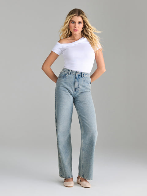 Sinsay Women's White One Shoulder Blouse | Sinsay In Lebanon