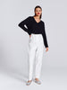Sinsay women Black v-neck blouse AYA