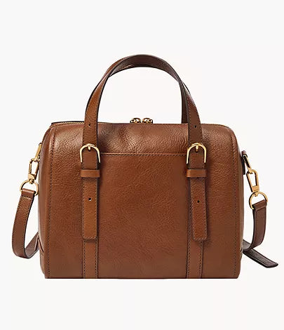 Fossil Women's Brown Carlie Leather Crossbody Bag | Fossil In Lebanon