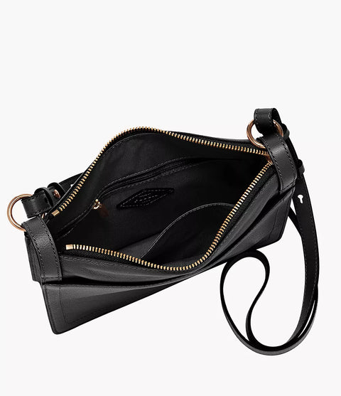 Fossil Women's Black Taryn Leather Crossbody Bag |Fossil In Lebanon