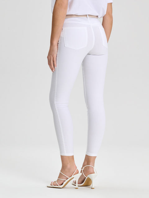 Sinsay Women's White Mid Waist Skinny Jeans|Sinsay In Lebanon