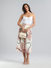 Sinsay Women's Pink Pleated Abstract Maxi Skirt | Sinsay in Lebanon