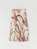 Sinsay Women's Pink Pleated Abstract Maxi Skirt | Sinsay in Lebanon