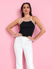 Sinsay Women's White High Waist Flare Jeans | Sinsay In Lebanon