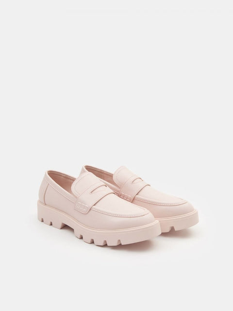 Sinsay Women's Pastel Pink Loafers | Sinsay In Lebanon