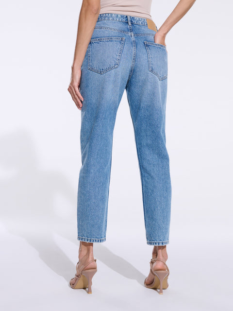Sinsay Women's Blue Mom Jeans|Sinsay In Lebanon