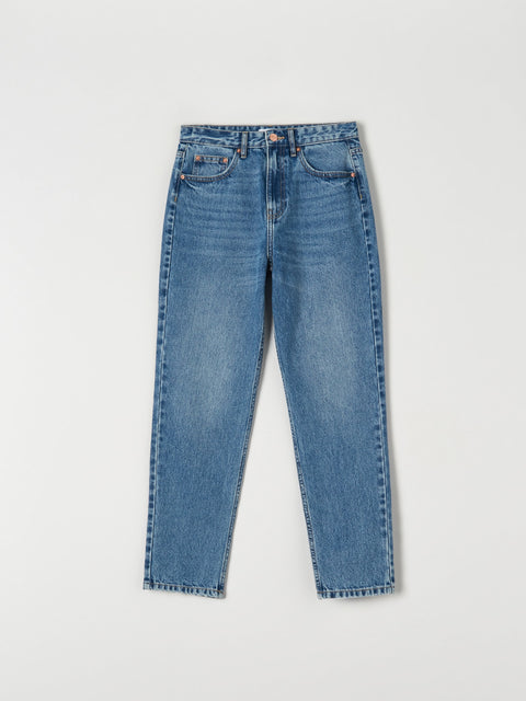 Sinsay Women's Blue Mom Jeans|Sinsay In Lebanon